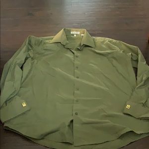 Karl Knox button down shirt w/ cuff links